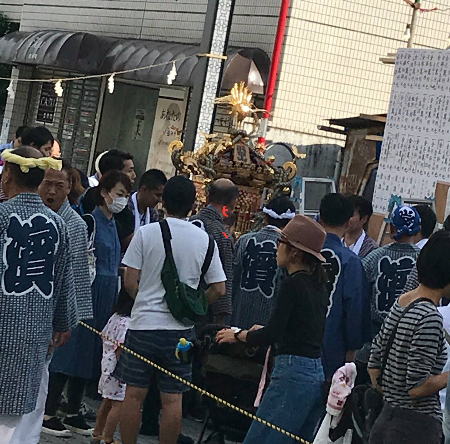 浜田山商店街の子供神輿